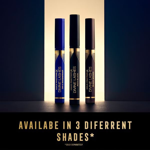 Max Factor Divine Lashes Mascara 003 Black Waterproof, imported from the UK
