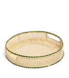 La DoubleJ raffia tray 36.5cm, UK version