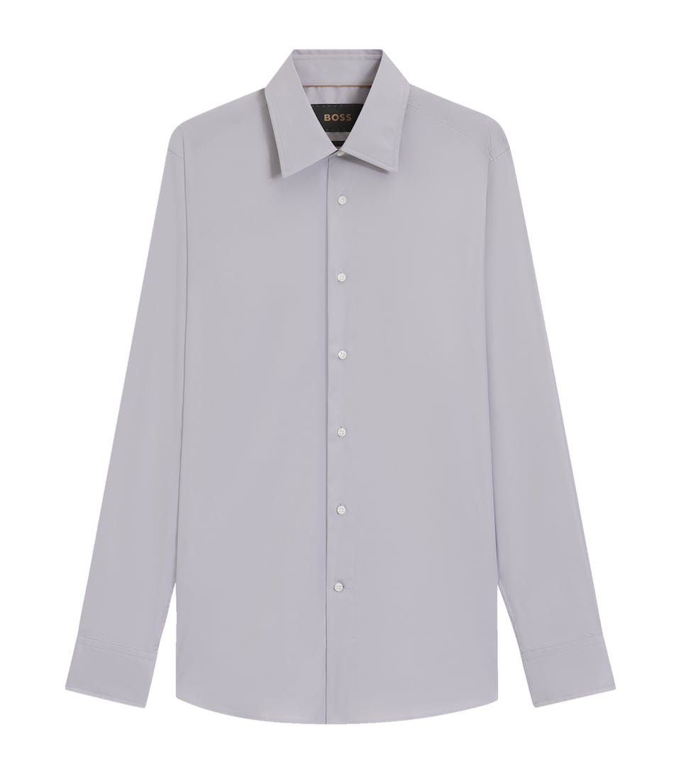 Lightweight Cotton Satin Hooded Overshirt with Detachable Hood
