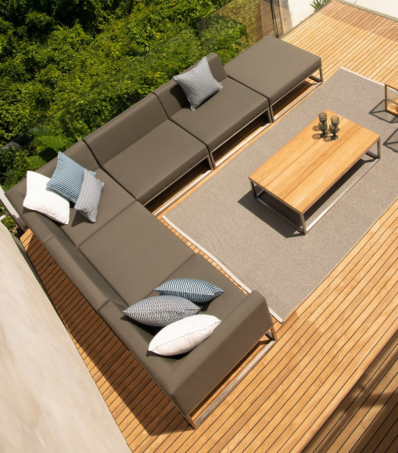 Indian Ocean modular outdoor centre lounge chair, UK version