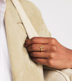 L'Atelier Nawbar Mini Yellow Gold and Diamond Psychedeliah On A Vine Ring, UK version