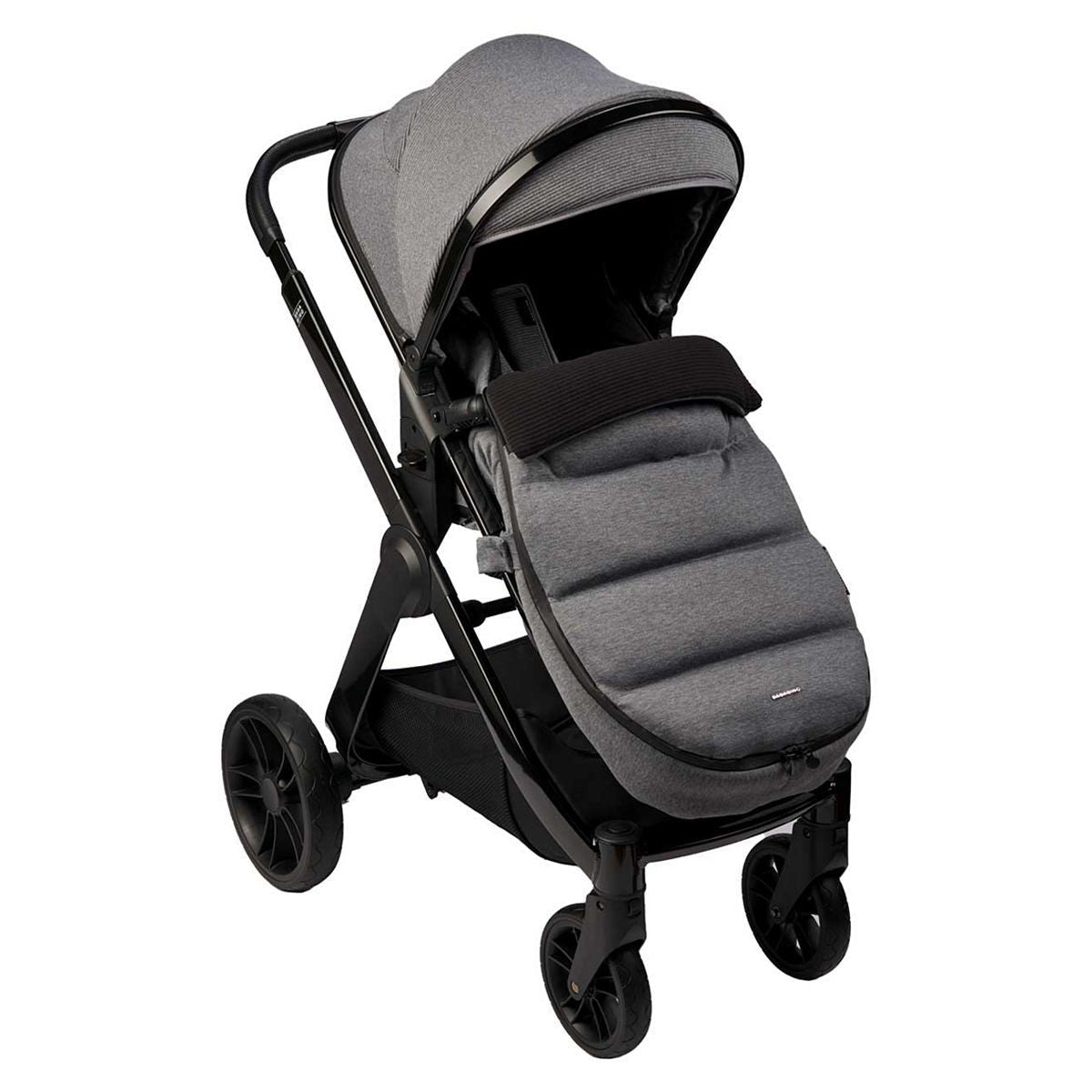 Bababing Raffi Pushchair 3 in 1 Travel System 11 Piece Bundle Anthra Grey - McGrocer