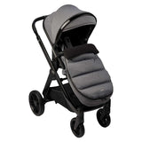 Bababing Raffi Pushchair 3 in 1 Travel System 11 Piece Bundle Anthra Grey - McGrocer