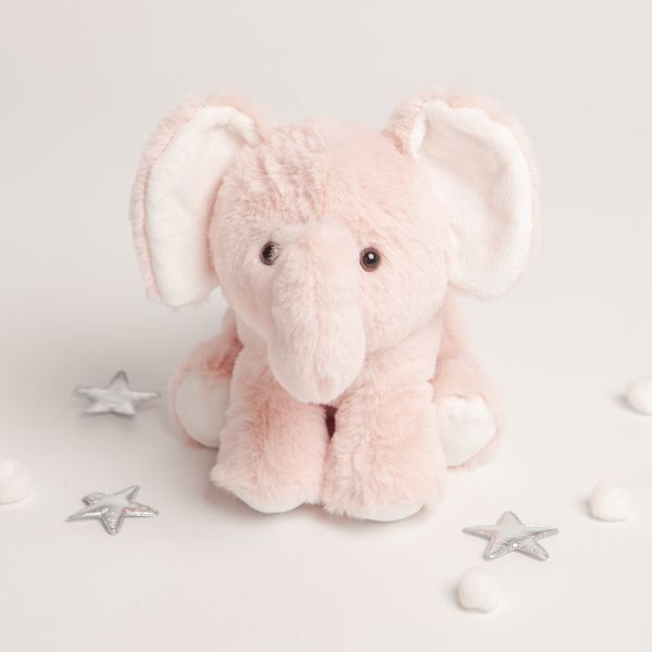 Babbico Gift Boxed Evie The Elephant Pink Soft Plush Toy - McGrocer