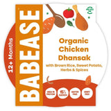 Babease Organic Chicken Dhansak Baby Food Pot 12+months   200g - McGrocer