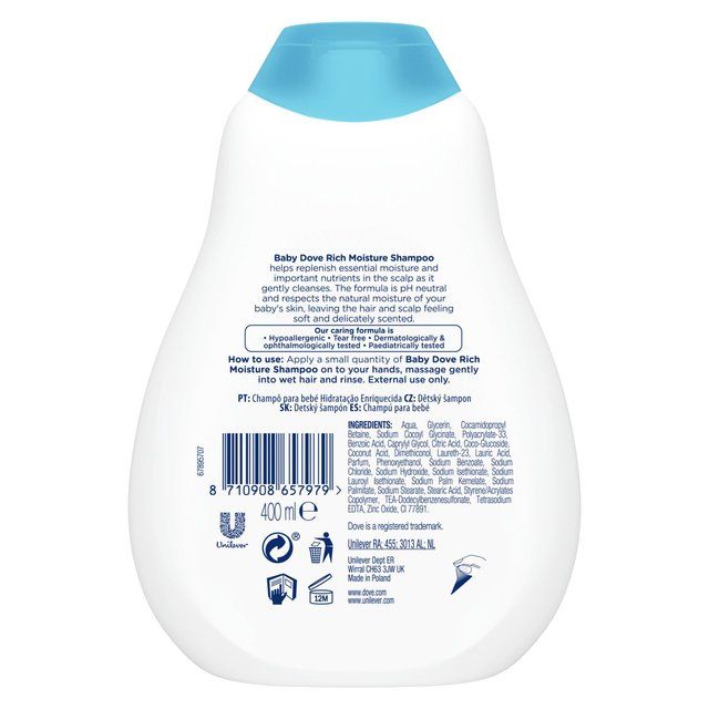 Baby Dove  Shampoo Rich Moisture    400ml - McGrocer