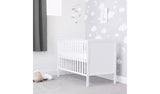 Baby Elegance Elle Cot and Mattress - White - McGrocer