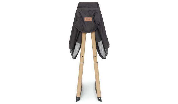 Baby Elegance Kangu Crib - Black/Wood - McGrocer