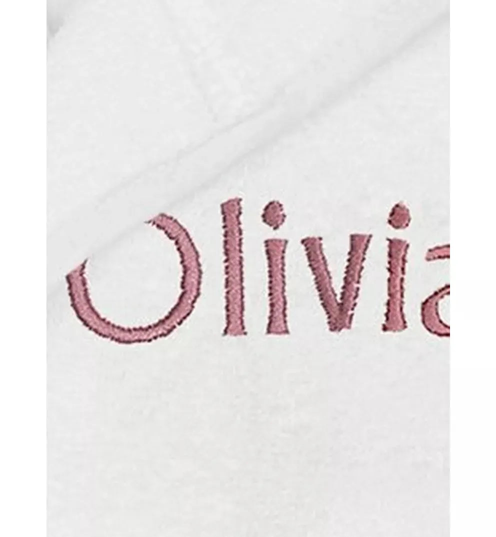 Babyblooms Personalised Baby Bathrobe Pink
