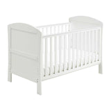 Babymore Aston Dropside Cot Bed - White - McGrocer