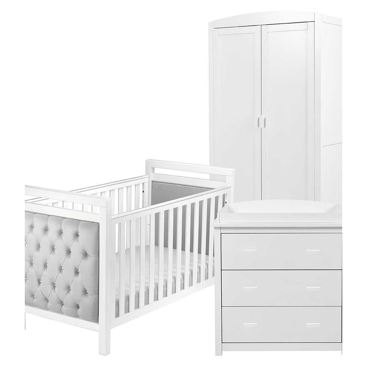 Babymore Velvet Deluxe 3 Piece Room Set - McGrocer