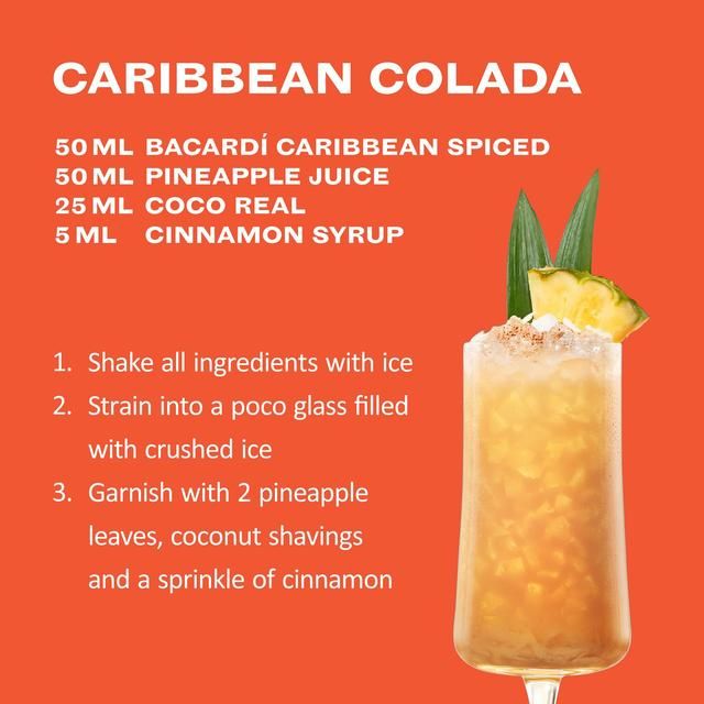 Bacardi Caribbean Spiced Premium Rum   70cl - McGrocer