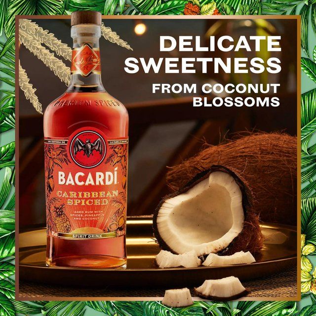 Bacardi Caribbean Spiced Premium Rum   70cl - McGrocer