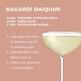 Bacardi Carta Blanca Superior White Rum   1L - McGrocer