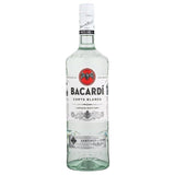 Bacardi Carta Blanca Superior White Rum   1L - McGrocer
