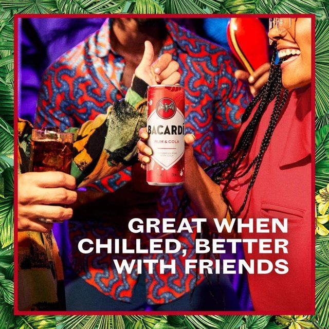 Bacardi Rum & Cola Premix Rum Cocktail   250ml - McGrocer