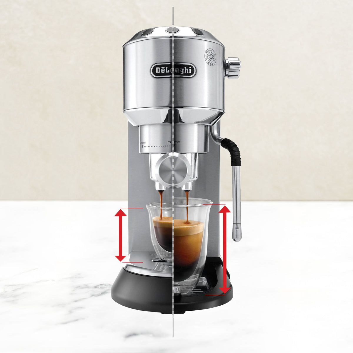 De'Longhi Dedica Arte manual espresso machine - British product