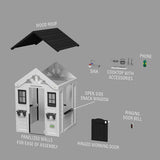 Backyard Discovery White Sweetwater Playhouse (2-10 Years) - McGrocer