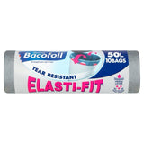 Bacofoil Elasti-Fit Bin Bags 50L   10 per pack - McGrocer