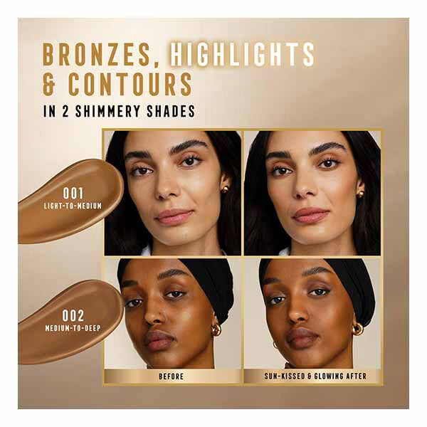 Max Factor liquid bronzer Medium To Deep, imported from the UK