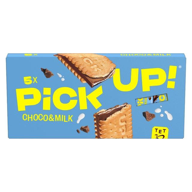 Bahlsen PiCK UP! Choco & Milk Chocolate Biscuit Bars   5 x 28g - McGrocer