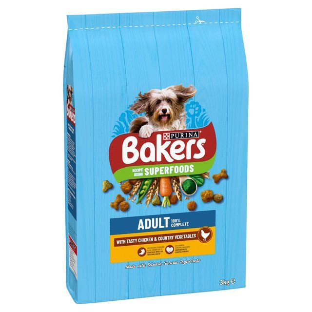 Bakers Chicken with Vegetables Dry Dog Food    3kg - McGrocer
