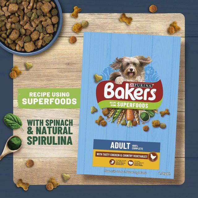 Bakers Chicken with Vegetables Dry Dog Food    3kg - McGrocer