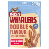 Bakers Dog Treats Bacon & Cheese Flavour Whirlers 270g - McGrocer