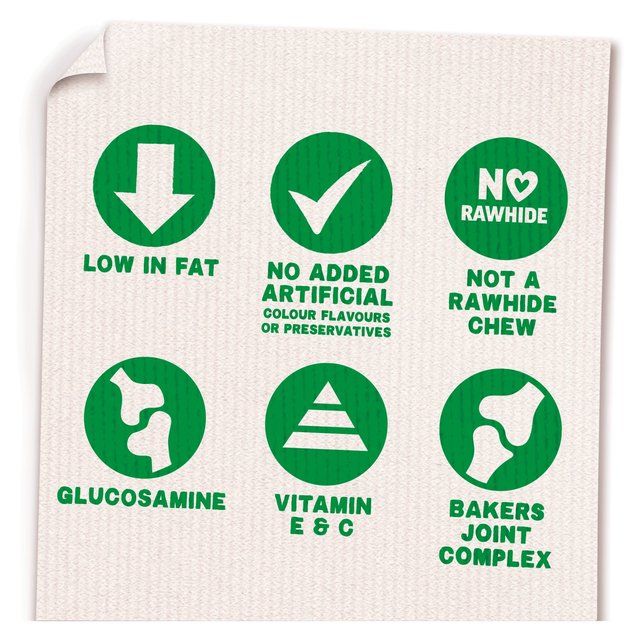 Bakers Joint Delicious Large Chicken Dog Chews   240g - McGrocer