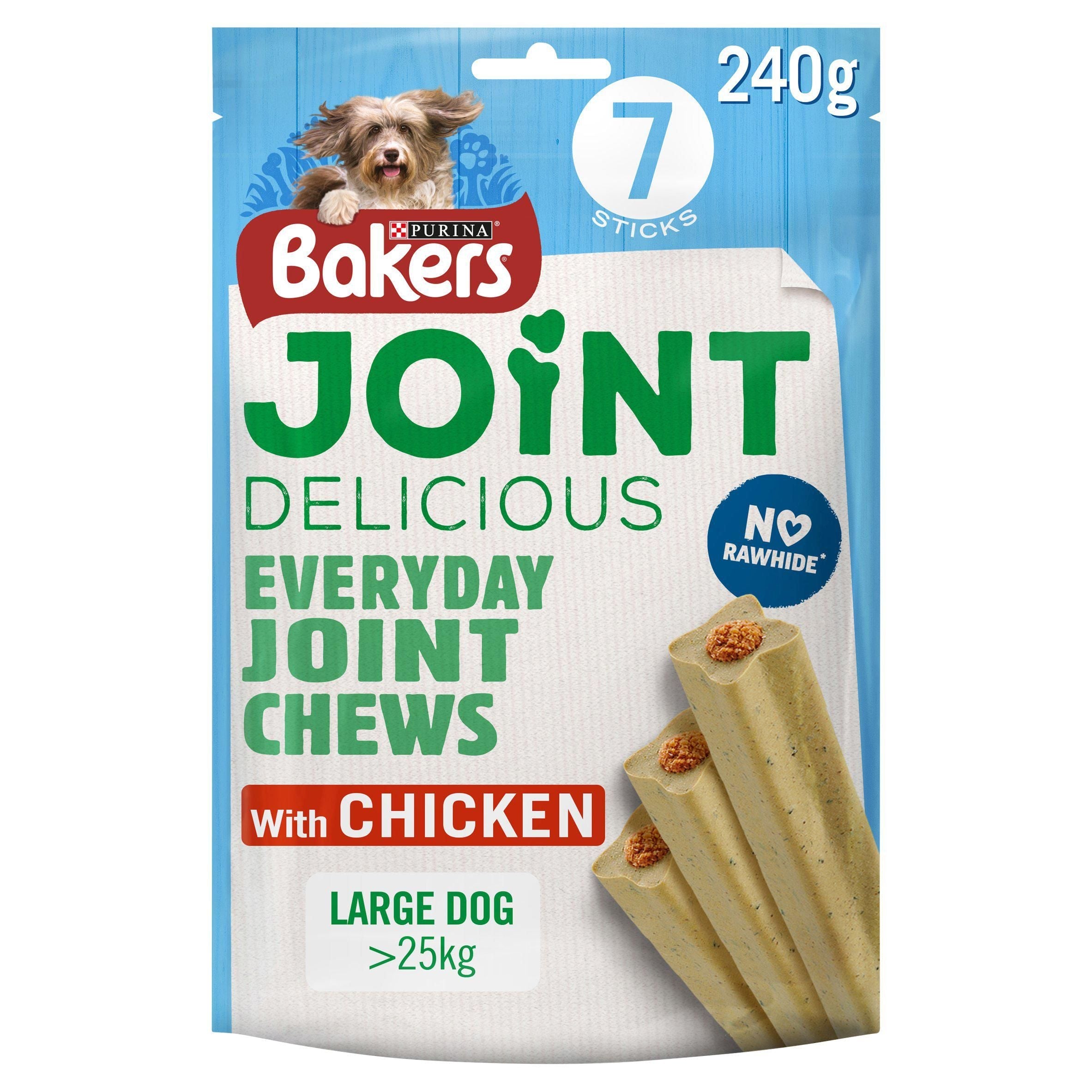Bakers Joint Delicious Large Dog Treats Chicken 240g - McGrocer