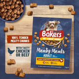 Bakers Meaty Meals Beef Dry Dog Food   2.7kg - McGrocer