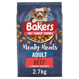 Bakers Meaty Meals Beef Dry Dog Food   2.7kg - McGrocer
