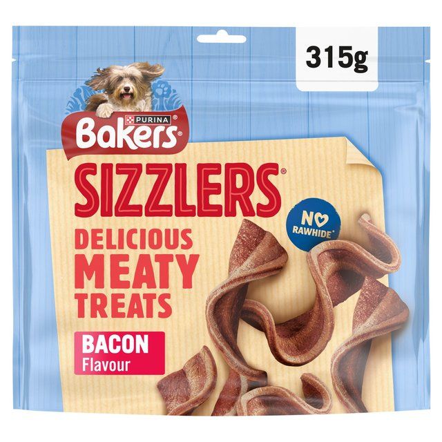 Bakers Sizzlers Bacon and Cheese Dog Treats   315g - McGrocer