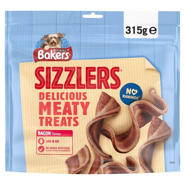 Bakers Sizzlers Bacon and Cheese Dog Treats   315g - McGrocer