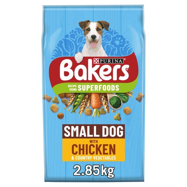 Bakers Small Dog Chicken Dry Dog Food   2.85kg - McGrocer