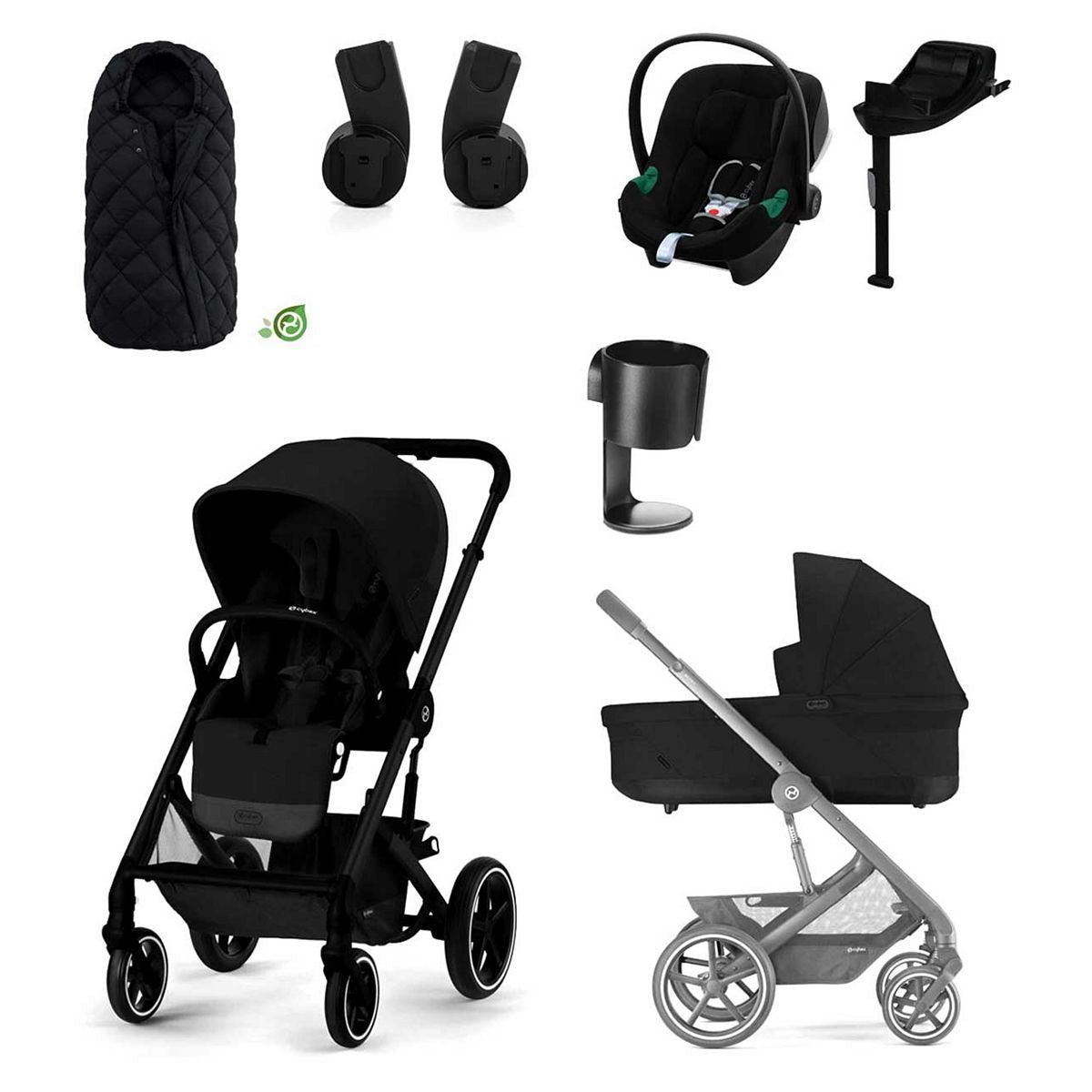 Balios S Lux 6 Piece Bundle - Moon Black - McGrocer