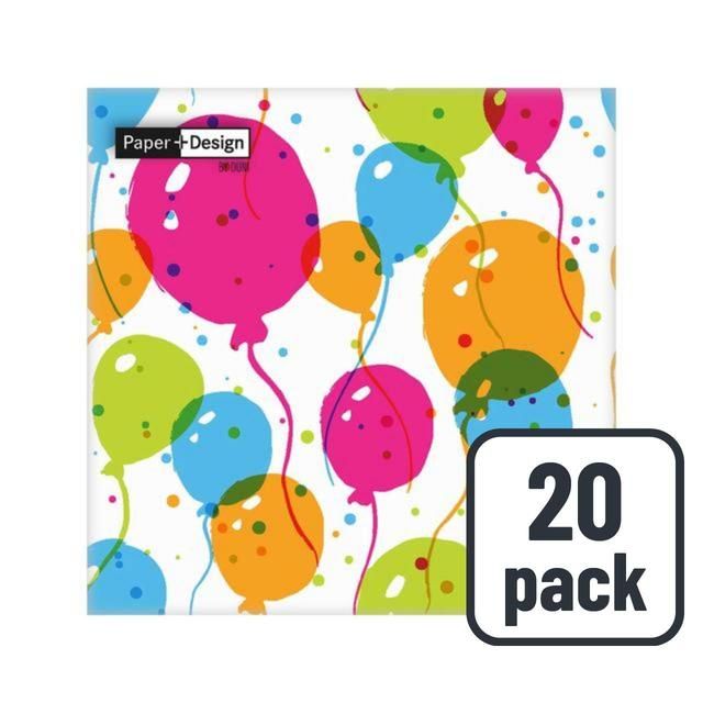 Balloons Paper Napkins   20 per pack - McGrocer