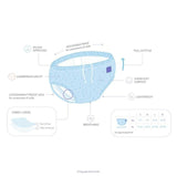 Bambino Mio Pineapple Party Reusable Swim Nappy 2 Yrs+ - McGrocer