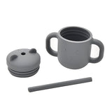 Bambino Silicone Sippy Cup Blue/Grey - McGrocer