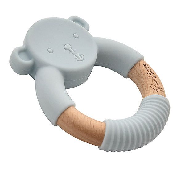Bambino Teddy Teether Blue - McGrocer