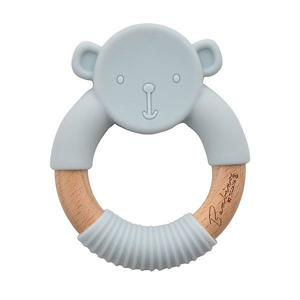 Bambino Teddy Teether Blue - McGrocer
