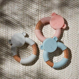 Bambino Teddy Teether Blue - McGrocer