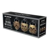 Bar Bespoke Drink No Evil Shot Glasses - McGrocer
