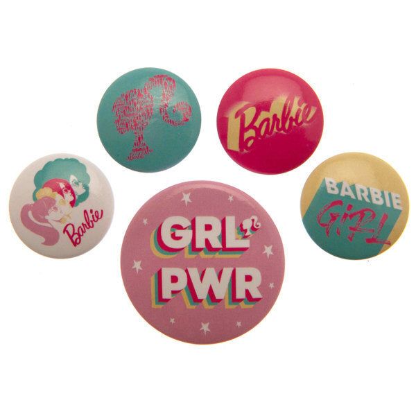 Barbie Assorted Designs Badge Set - McGrocer