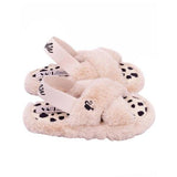 Barbie Girls Faux Fur Slip-on Slippers (10) - McGrocer