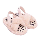 Barbie Girls Faux Fur Slip-on Slippers (11) - McGrocer