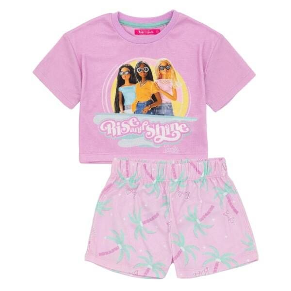 Barbie Girls Short Pyjama Set (7-8 Years) - McGrocer