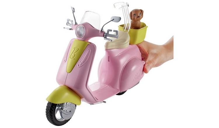 Barbie Moped Motorbike for Doll - Pink - McGrocer