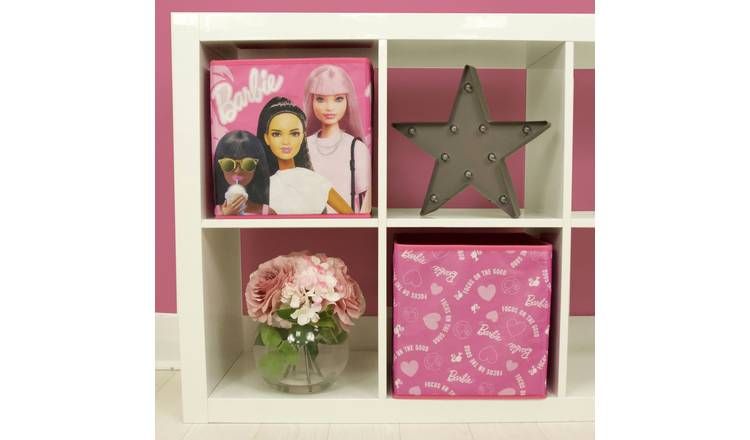 Barbie Pack of 2 Storage Boxes - McGrocer