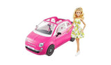 Barbie Pink Fiat 500 Car and Doll Playset - McGrocer